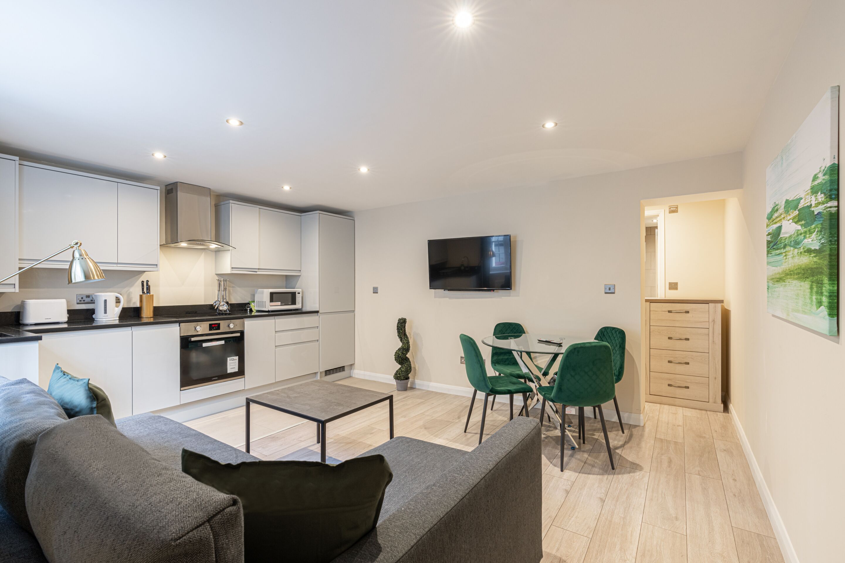 Deluxe-huoneisto, kylpyhuone makuuhuoneen yhteydessä (B) | Lounge