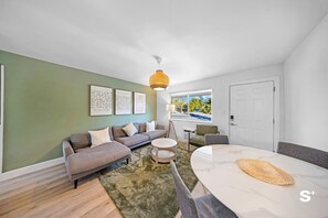 Apartment | Living area - Elegant 1BD Miami Apt- Gym- Free Parking (North Miami)