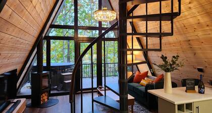 Pineview Lodge - Unique Luxury A-Frame Adults only Lodge - County Down