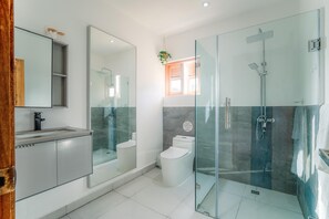 Hair dryer, towels, soap, toilet paper - New 5-bedroom villa in charming Las Terrenas with AC (Las Terrenas)