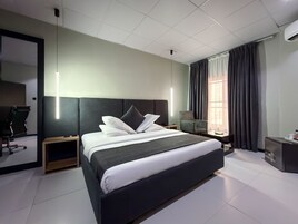 Habitación superior | Escritorio, espacio para trabajar con un portátil, wifi gratis