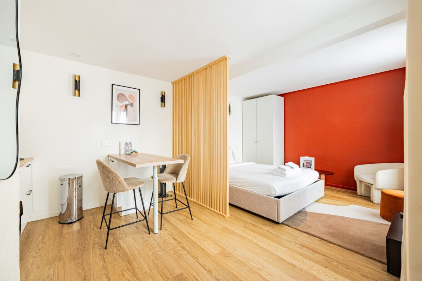 1 Schlafzimmer, Schreibtisch, Bügeleisen/Bügelbrett, WLAN