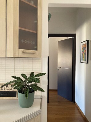 Interior - Cozy bright apartment with balcony for three people, pets allowed (Cagliari)