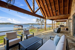 Terrace/patio - PK Lakeside Haven- Game Garage + Dock (Graford)