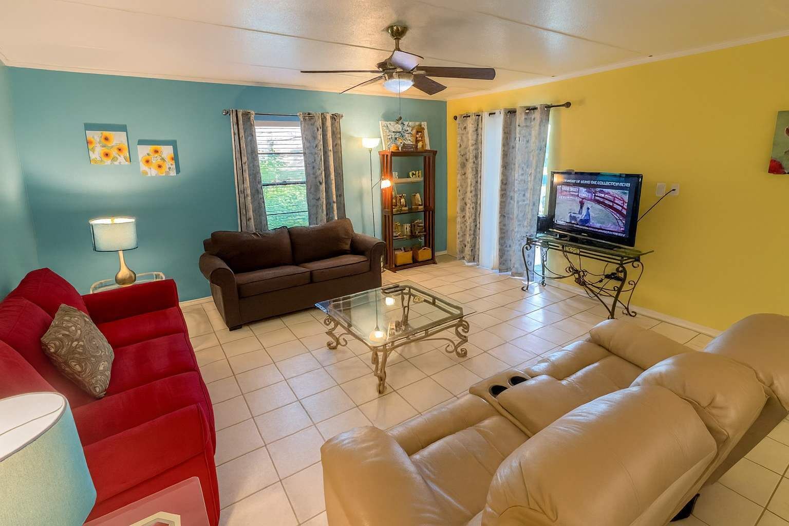 Apartment, Mehrere Betten, Terrasse, Gartenblick (Habitat) | Wohnbereich