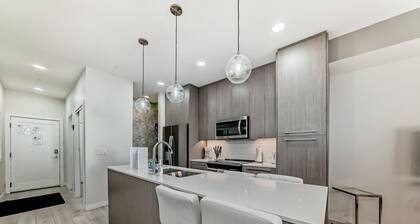 New Modern Condo w/ FREE Parking & 24/7 Gym Access