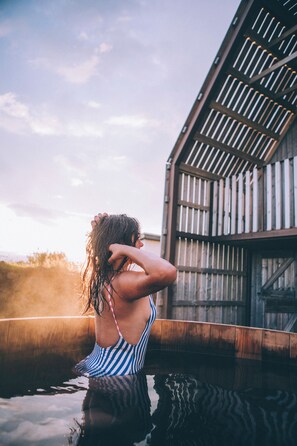 อ่างสปากลางแจ้ง