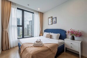 Appartement Deluxe, 1 chambre, balcon, vue ville