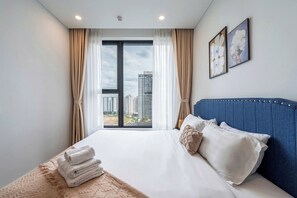 Appartement Deluxe, 1 chambre, balcon, vue ville