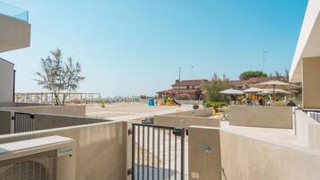 Apartment, 1 Bedroom, Beach View | Terrace/patio