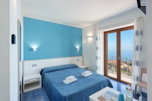 1 bedroom, WiFi, bed sheets - Sea View Vento Room: sea view, Wi-Fi and air conditioning (Pianillo)