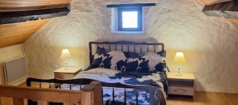 Country house with private garden on the grounds of an organic farm