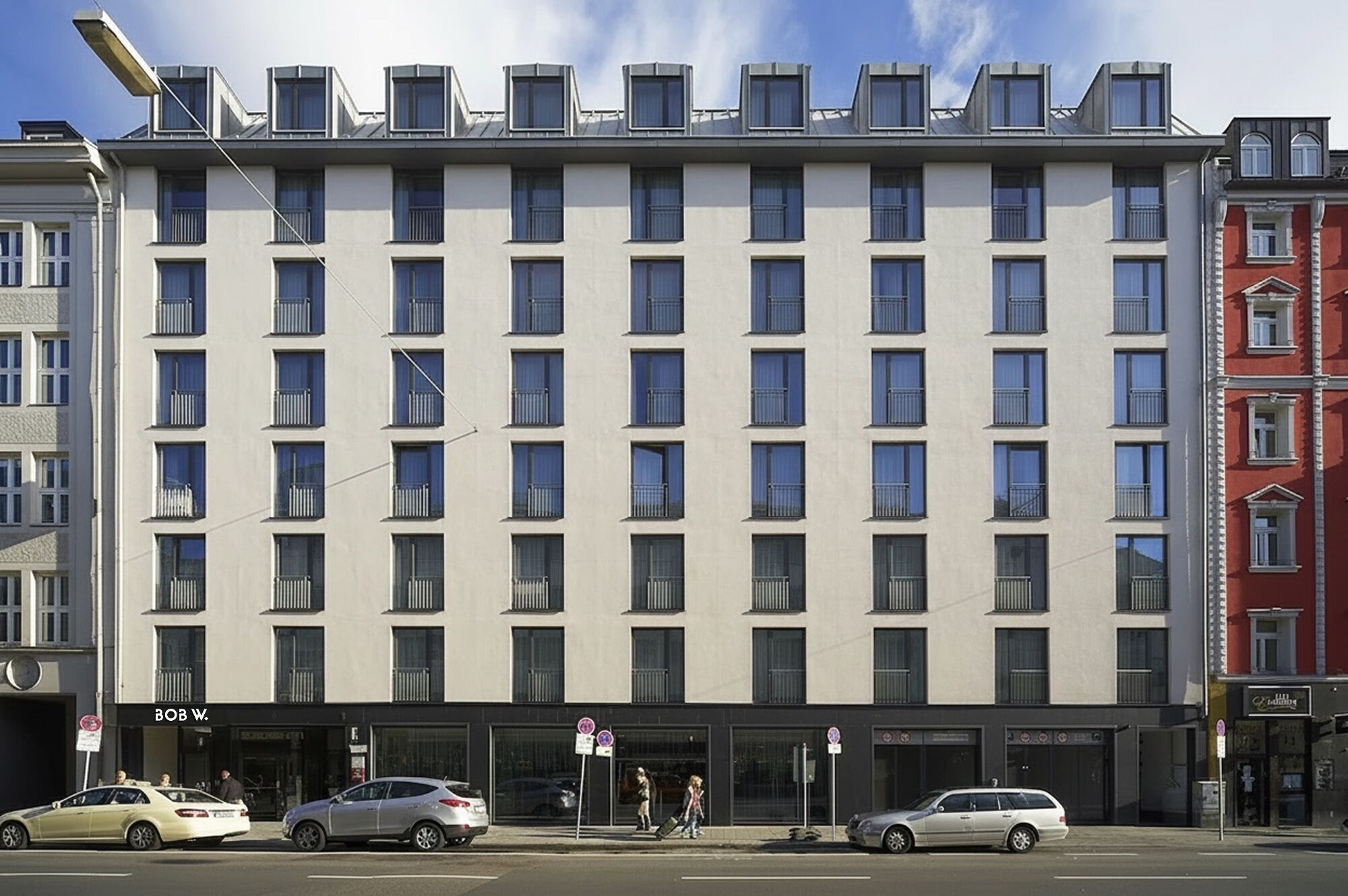 Fassade der Unterkunft