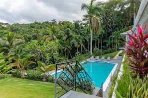 House, Accessible | 3 bedrooms, Internet - Secluded 3BR Garden Villa Pool Ocean Views (Sandy Bay)
