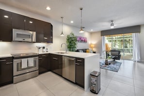 Fridge, microwave, oven, dishwasher - 3BR Home w/ Private Pool Near Disney (Clermont)