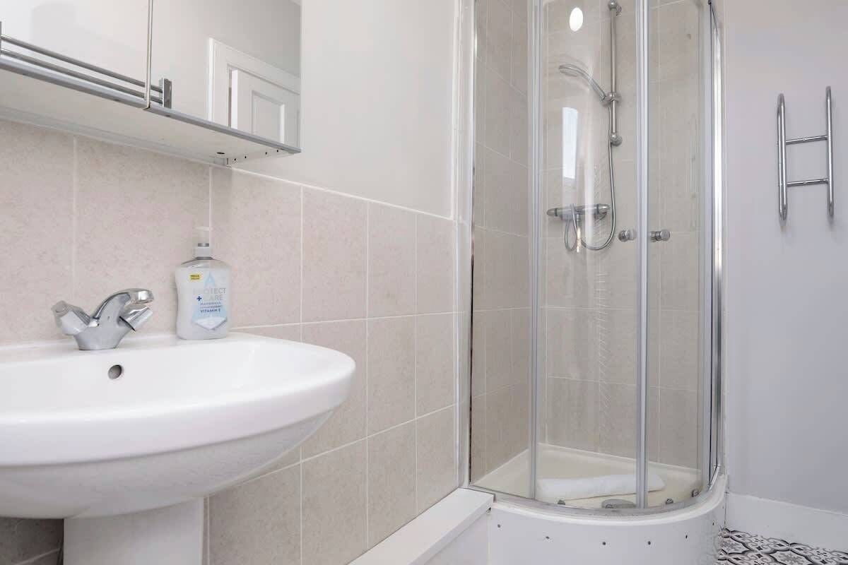 Shower, hair dryer