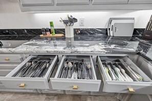 Private kitchen - One-Acre Luxury Accessible Villa in Highland Village (Highland Village)