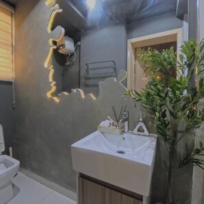 Economy Apartment, Balcony, City View | Bathroom | Free toiletries, hair dryer, towels, soap - TRUTH STAYS (Abuja)