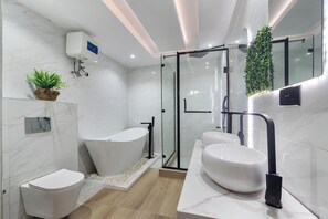 Economy Apartment, Balcony, City View | Bathroom - TRUTH STAYS (Abuja)