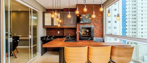 家庭公寓, 廚房, 城市景觀 | 夏威夷式陽台