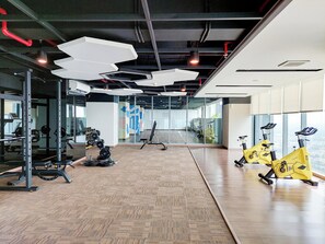 Fitness facility - Comfy And Tidy 1Br (No Living Room) At Apartment Bintaro Embarcadero (South Tangerang)