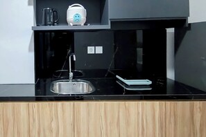 Bathroom - Basic Studio At Apartment Delft Ciputra Makassar (Makassar)