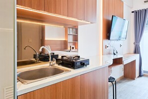 Standard Studio | Private kitchen - Studio For 3 Pax Apartment At M-Town Residence (Gading Serpong)