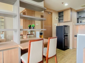 Interior - Brown Tone Studio At Oasis Cikarang Apartment (Cikarang)