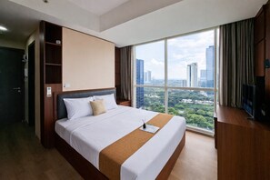 Standard Studio - Wooden Accents Studio For 2 Pax At Pacific Garden Campus Town Apartment (Tangerang)
