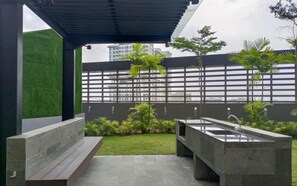 Exterior - Wooden Accents 1Br At Podomoro City Deli Medan Apartment (Medan)