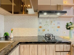 Interior - Neat And Homey 2Br For 3 Pax At Podomoro Golf View Apartment (Gunung Putri)