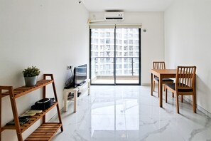 Standard Apartment | Living room - Neat 2Br For 3 Pax At Sky House Bsd Apartment (Pagedangan)