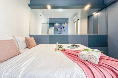 Restful Blue Studio At Suncity Residence