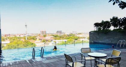 Modern 1Br With City View At Tamansari Papilio Apartment