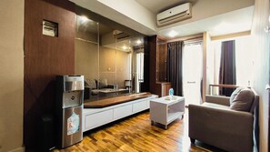 Interior - Modern 1Br With City View At Tamansari Papilio Apartment (Surabaya)