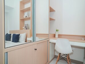 Standard Apartment | Bed sheets - Comfortable And Roomy 2Br At Apartment Tokyo Riverside Pik 2 (Teluknaga)