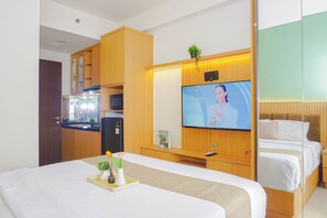 Room - Soft Toned Studio At Transpark Cibubur Apartment (Depok)