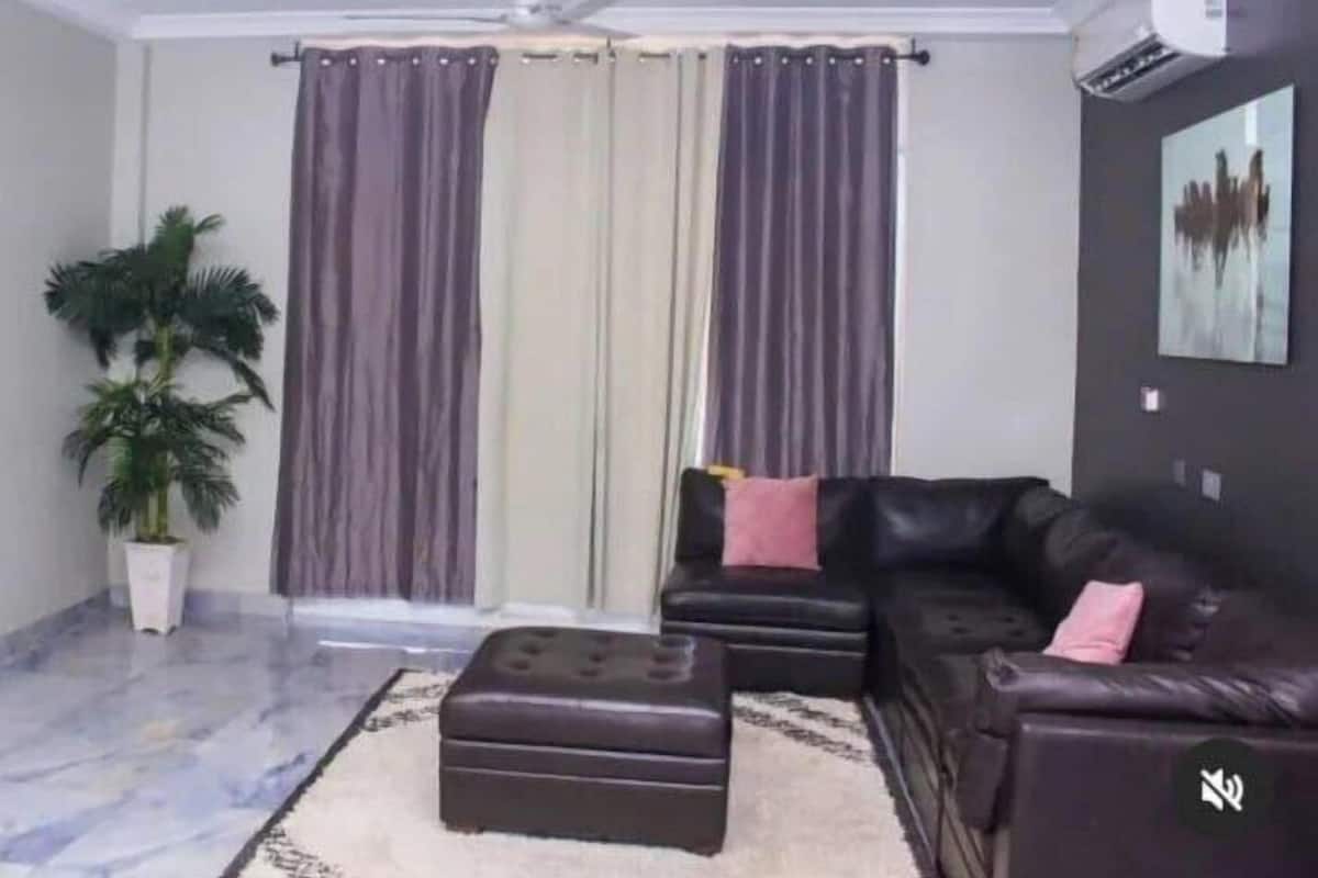 Apartment, 2 Bedrooms, Balcony, City View | Living area | Smart TV