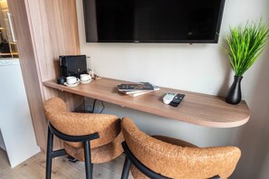 Apartemen Comfort, dapur, pemandangan kota | Interior