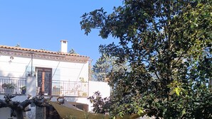 A house with a balcony, a tree, and a garden. - Lovely studio in mas provençal with private parking (Avignon)