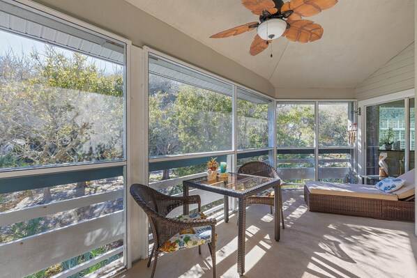 Villa, Multiple Beds, Kitchen, Pool View (Sea Woods Villa 277) | Outdoor dining - Sea Woods Villa 277 (New Smyrna Beach)