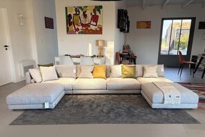 Living area - 🌿 L'ARS DE VIVRE - Exceptional house in Ars-en-Ré | Swimming pool | 10 pers. (Ars-en-Ré)