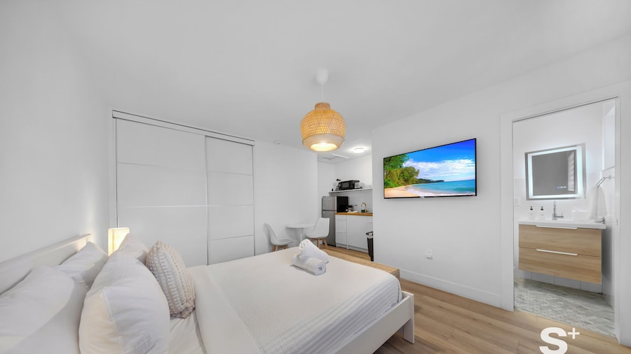 Chic Miami Studio - Gym and Free Parking