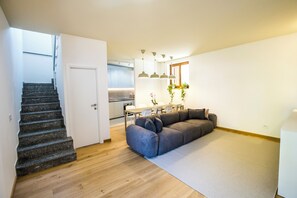 Apartment, Partial Lake View | Living area - La Ca di Nosee (Nesso)