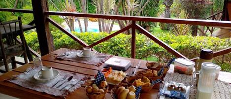 Opções para refeição ao ar livre