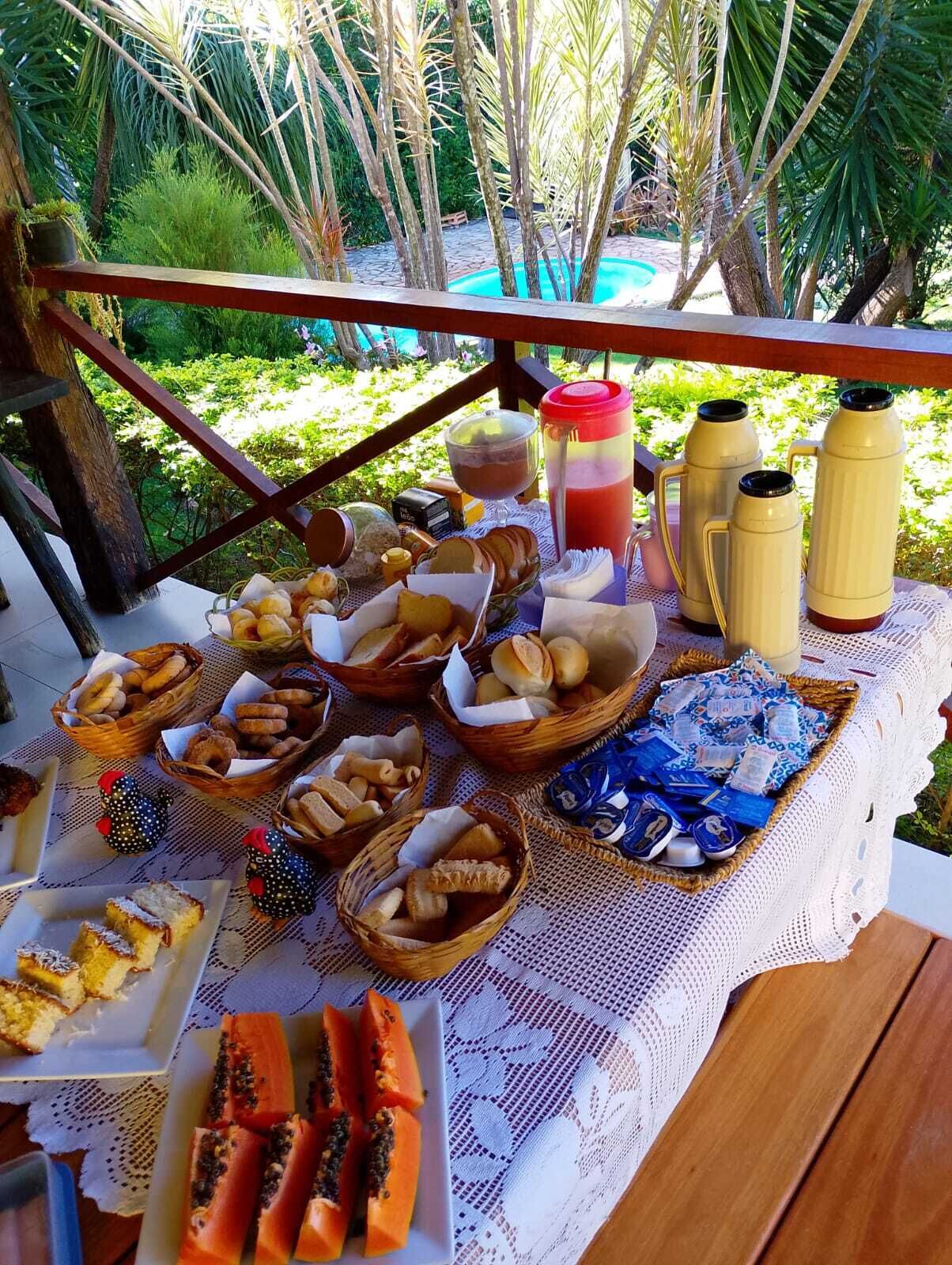 Opções para refeição ao ar livre