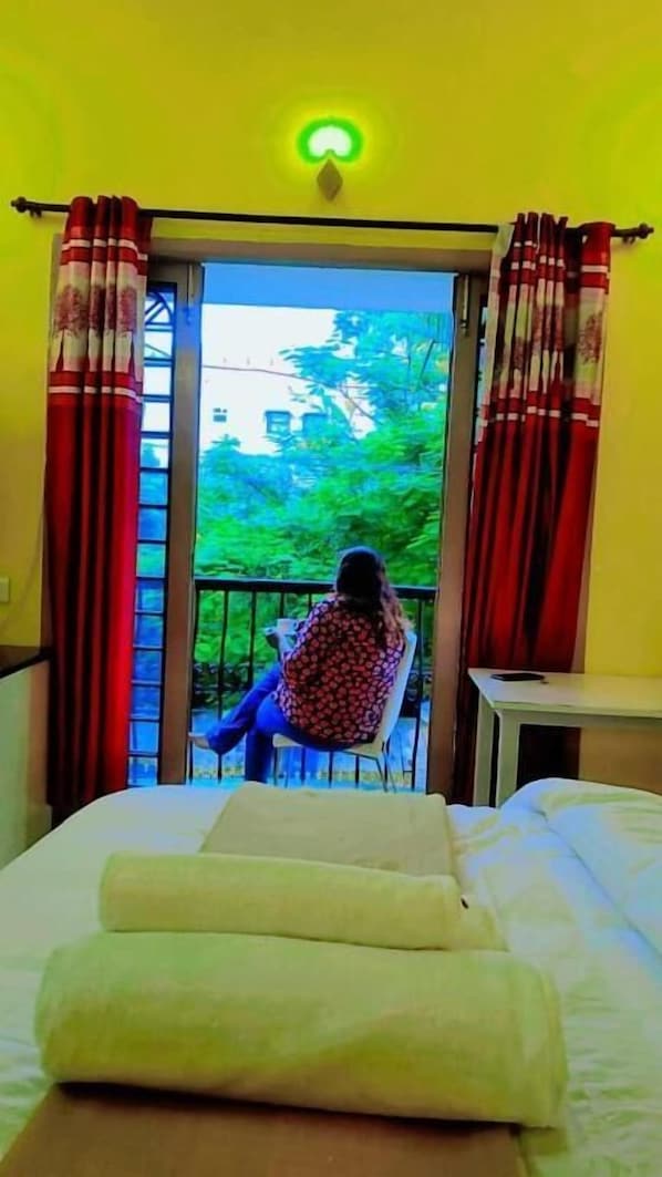 Habitación de lujo, balcón, vista al jardín | Wifi gratis 