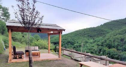Chambre dâhĂŽtes « Les Terrasses de Collanges » avec vue montagne et Wi-Fi