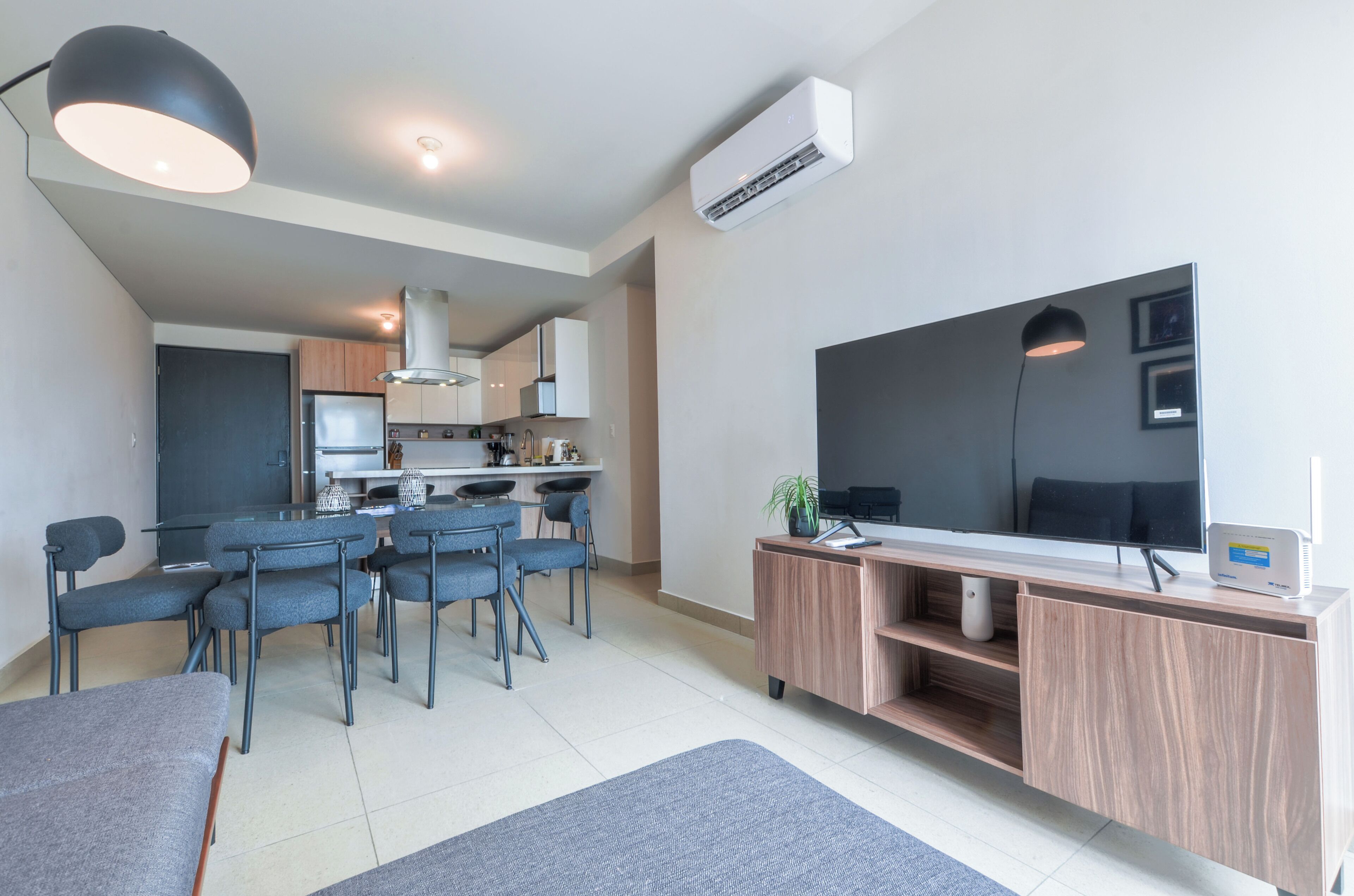 Familiesuite, byutsikt | Oppholdsområde