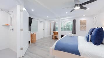 Monolocale, 1 letto king, non fumatori | Una cassaforte in camera, tende oscuranti, Wi-Fi gratuito